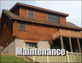  Leburn, Kentucky Log Home Maintenance