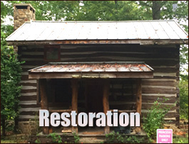 Historic Log Cabin Restoration  Leburn, Kentucky